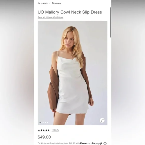 knee length dresses for ladies Urban Outfitters Kimchi Blue White Lace Mini Dress (10/Medium) – The  Thrifty Hippy